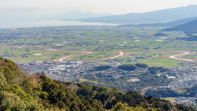 鬼の鼻山展望台の景色